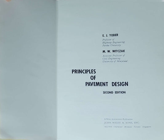 Principles of Pavement Design