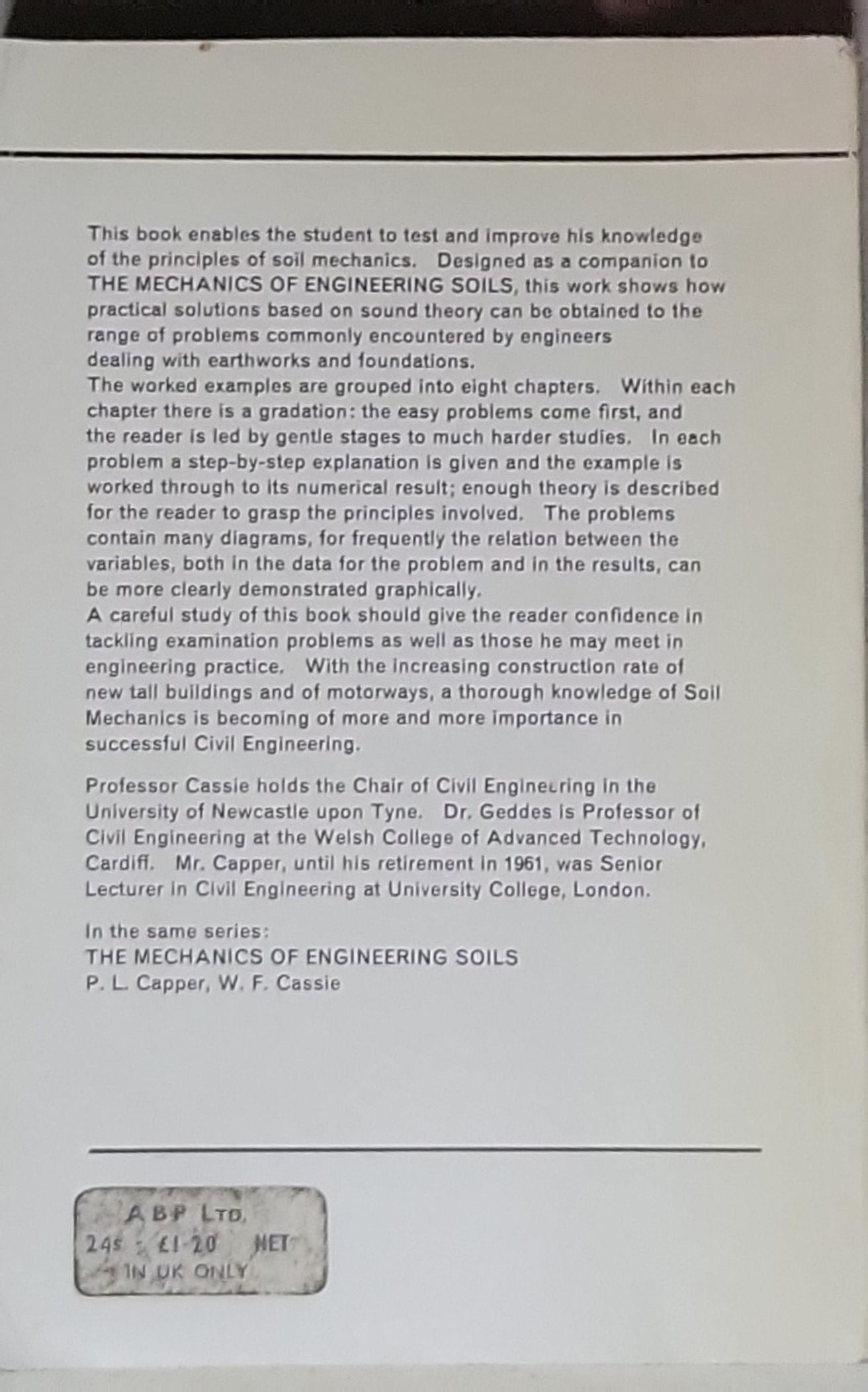 Problems in Engineering Soils