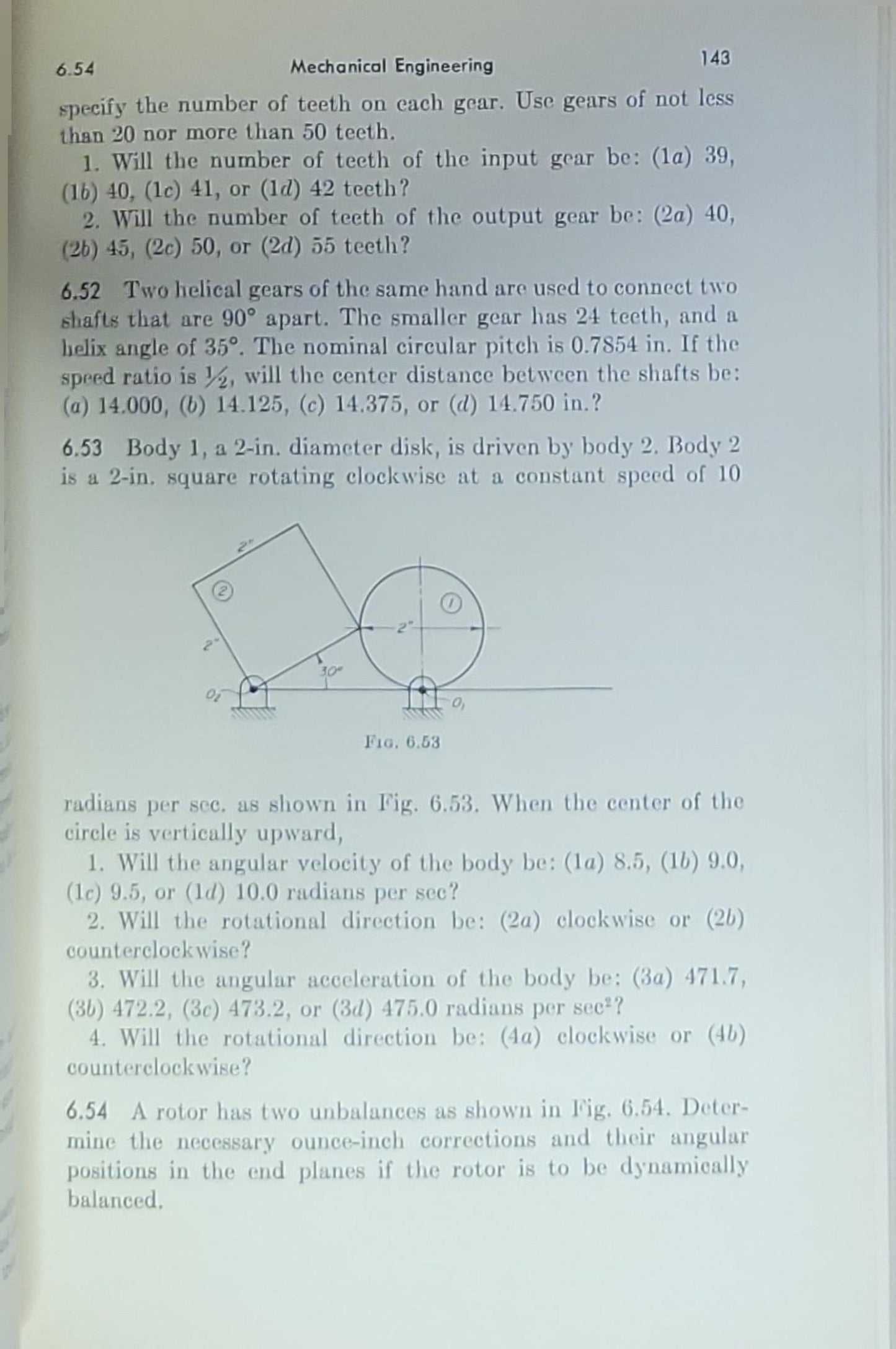 Professional Engineer's Examination Questions and Answers