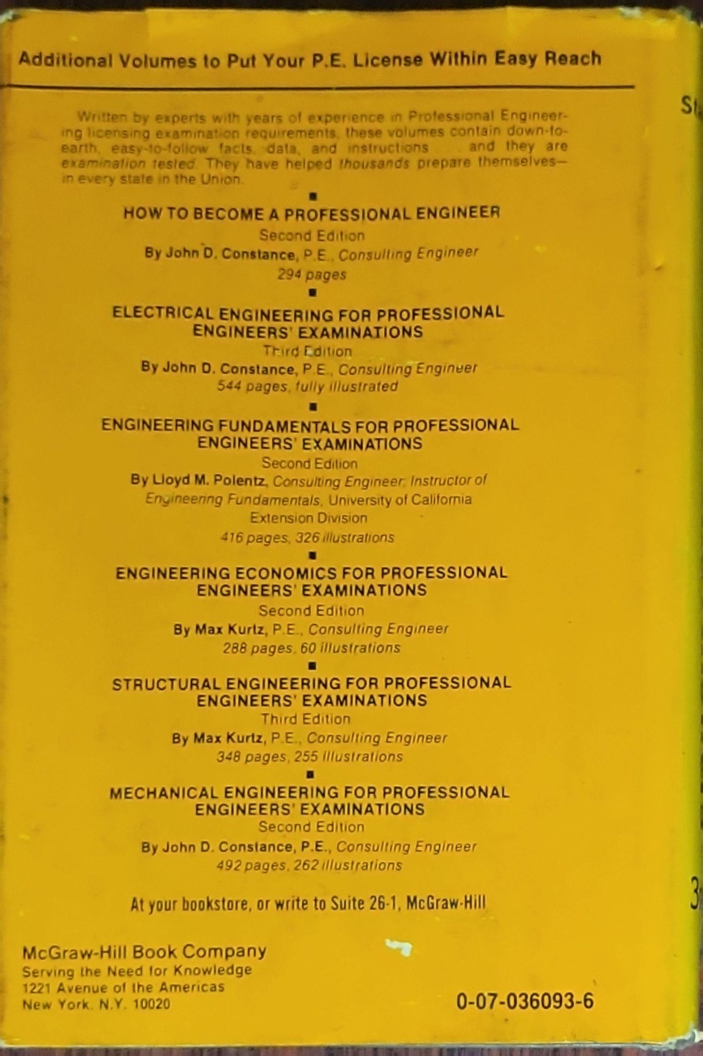 Professional Engineer's Examination Questions and Answers