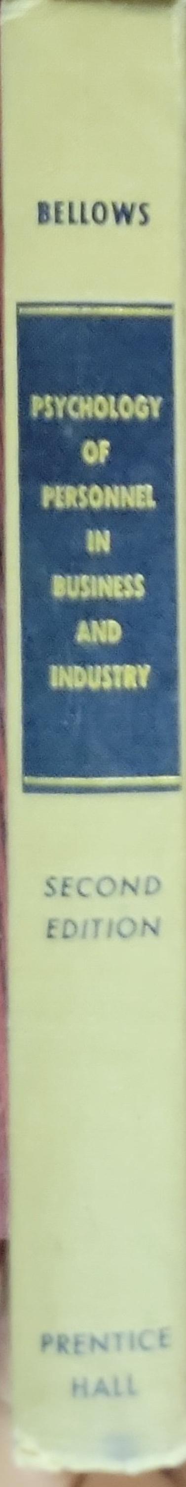 Psychology of Personnel in Business and Industry