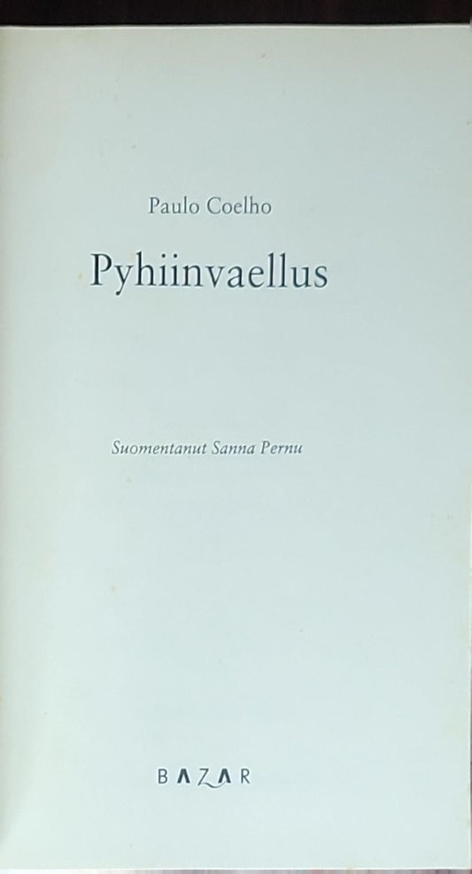 Pyhiinvaellus: (Finnish edition)