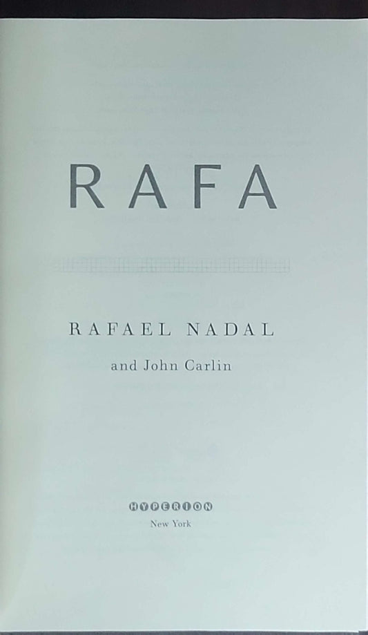 Rafa: (Rafael Nadal and John Carlin)