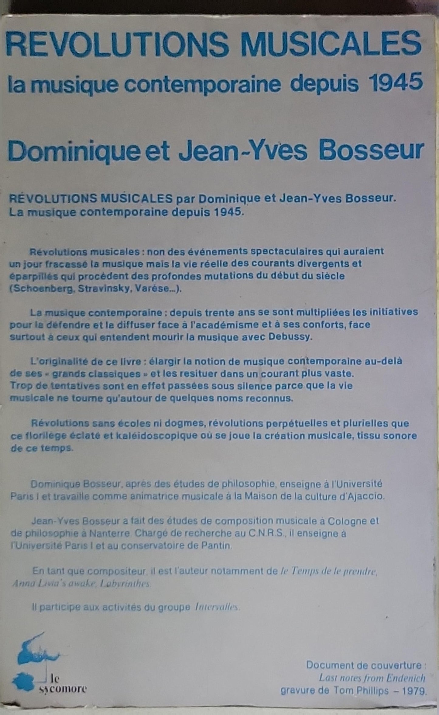 Revolutions Musicales: la musique contemporaine depuis 1945