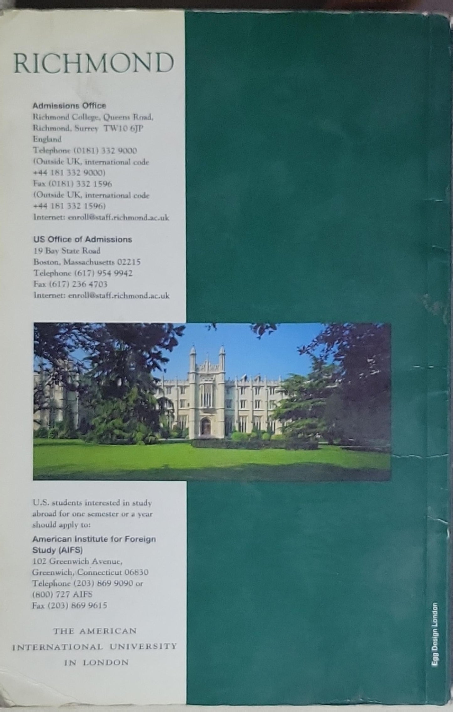RICHMOND: The American International University in London