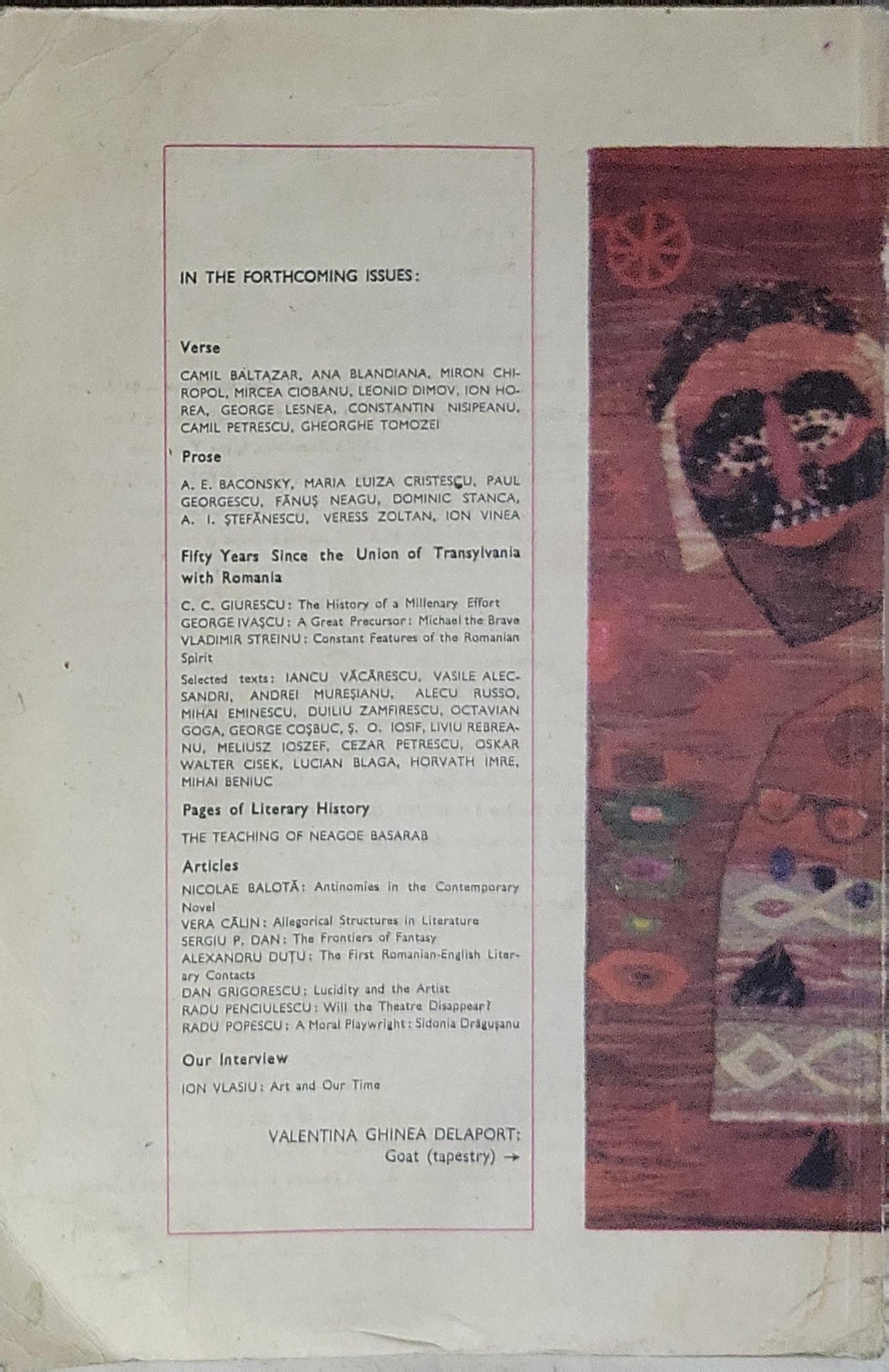 Romanian Review: Issue 3 (1986)