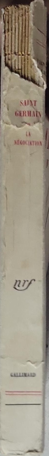 Saint-Germain: ou la négociation