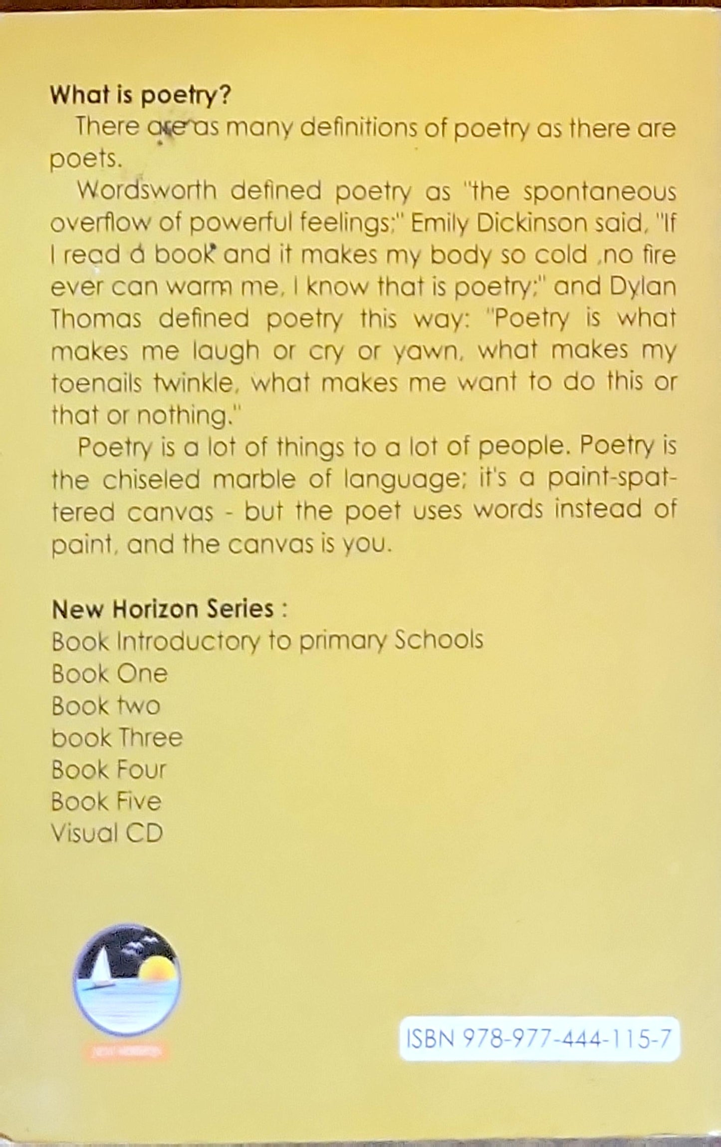 Selected Poems For Schools