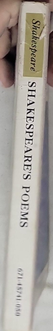 Shakespeare's Poems: The Folger Library General Reader's Shakespeare