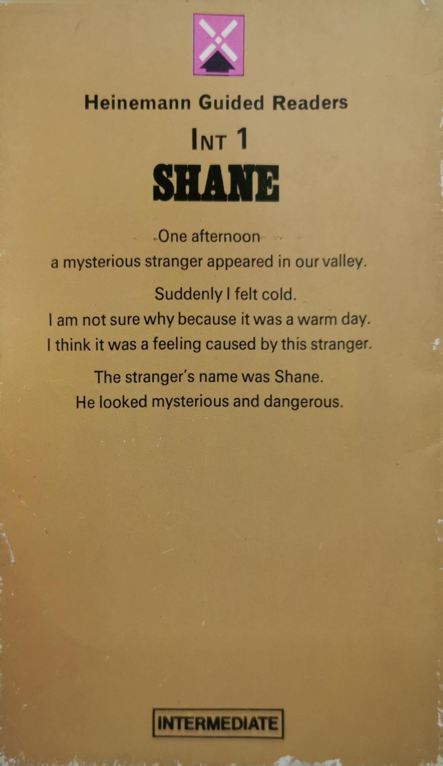 Shane: INT 1 By Jack Schaefer
