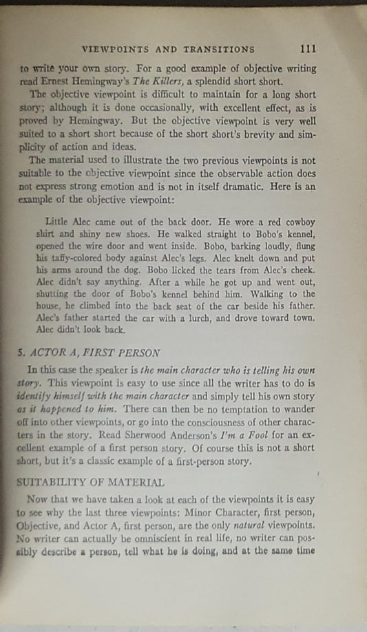 Short Short: Write the Short Short