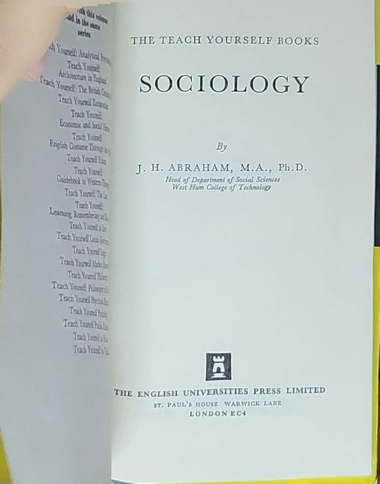 Sociology (Teach Yourself Books)