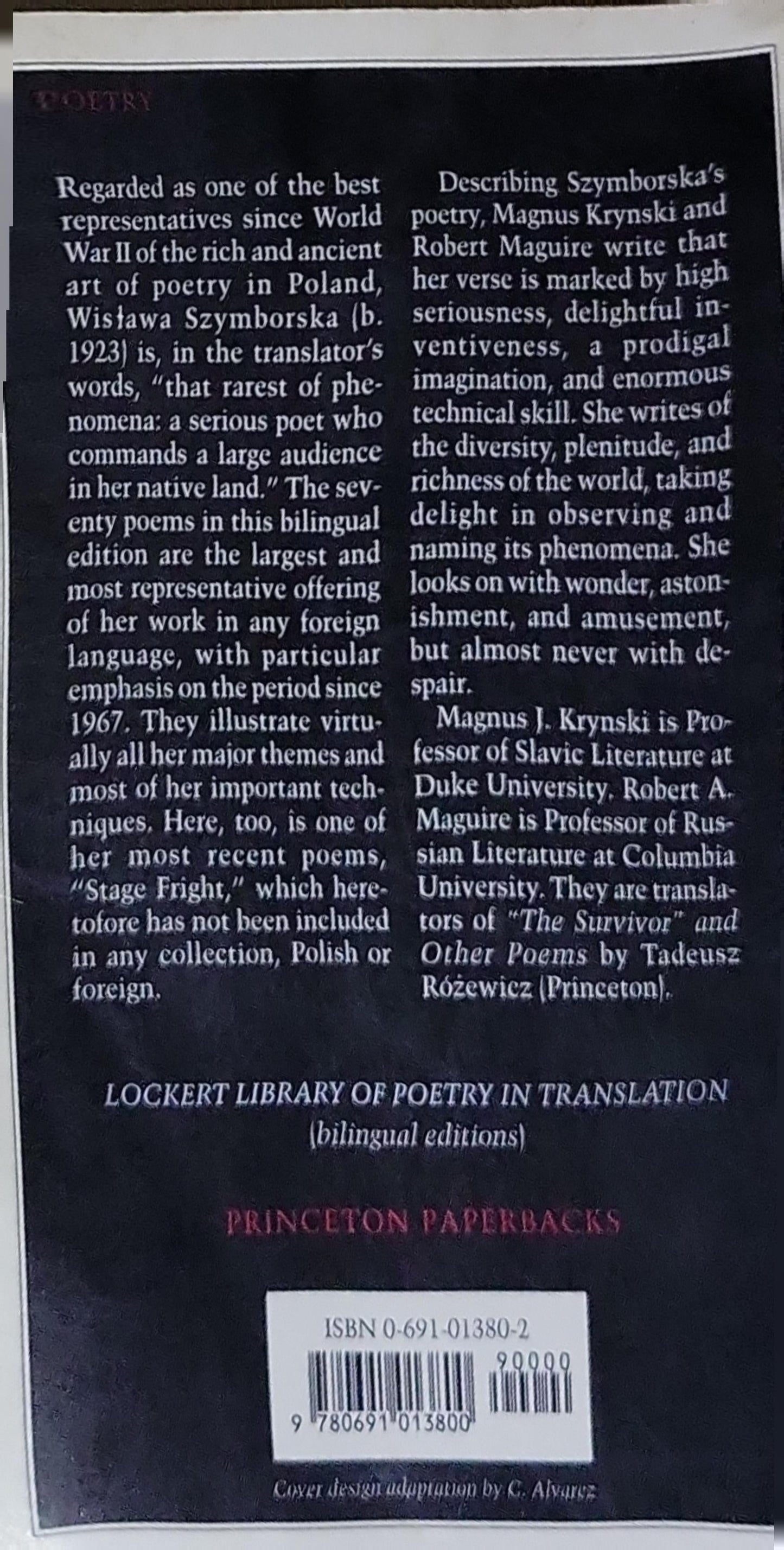 Sounds, Feelings, Thoughts: Seventy Poems by Wisława Szymborska