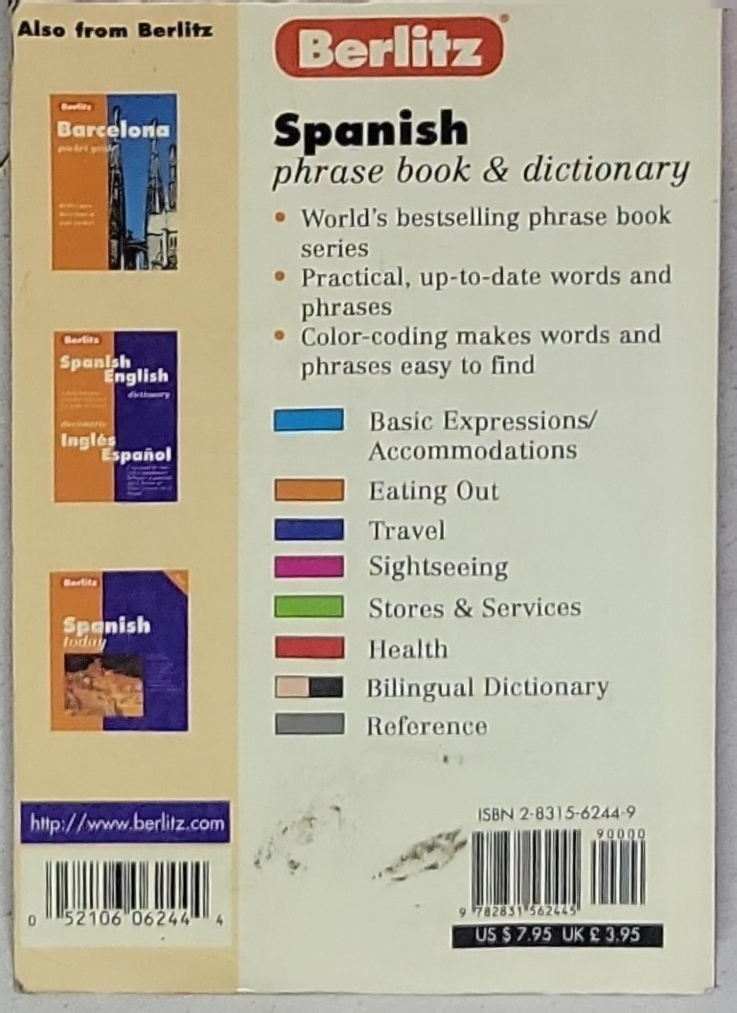 Spanish phrase book & dictionary: Travel and communicate in Spanish with ease and confidence