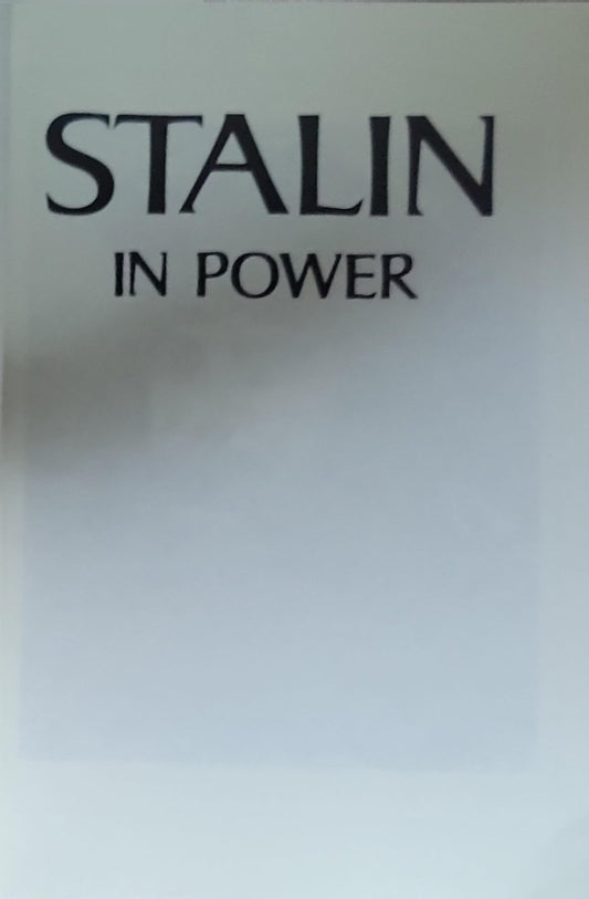 Stalin in Power: The Revolution from Above, 1928-1941