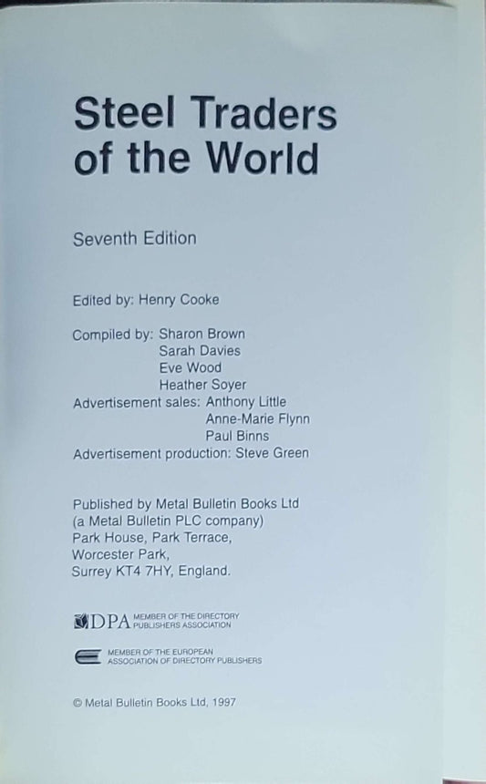 Steel Traders of the World: Seventh Edition