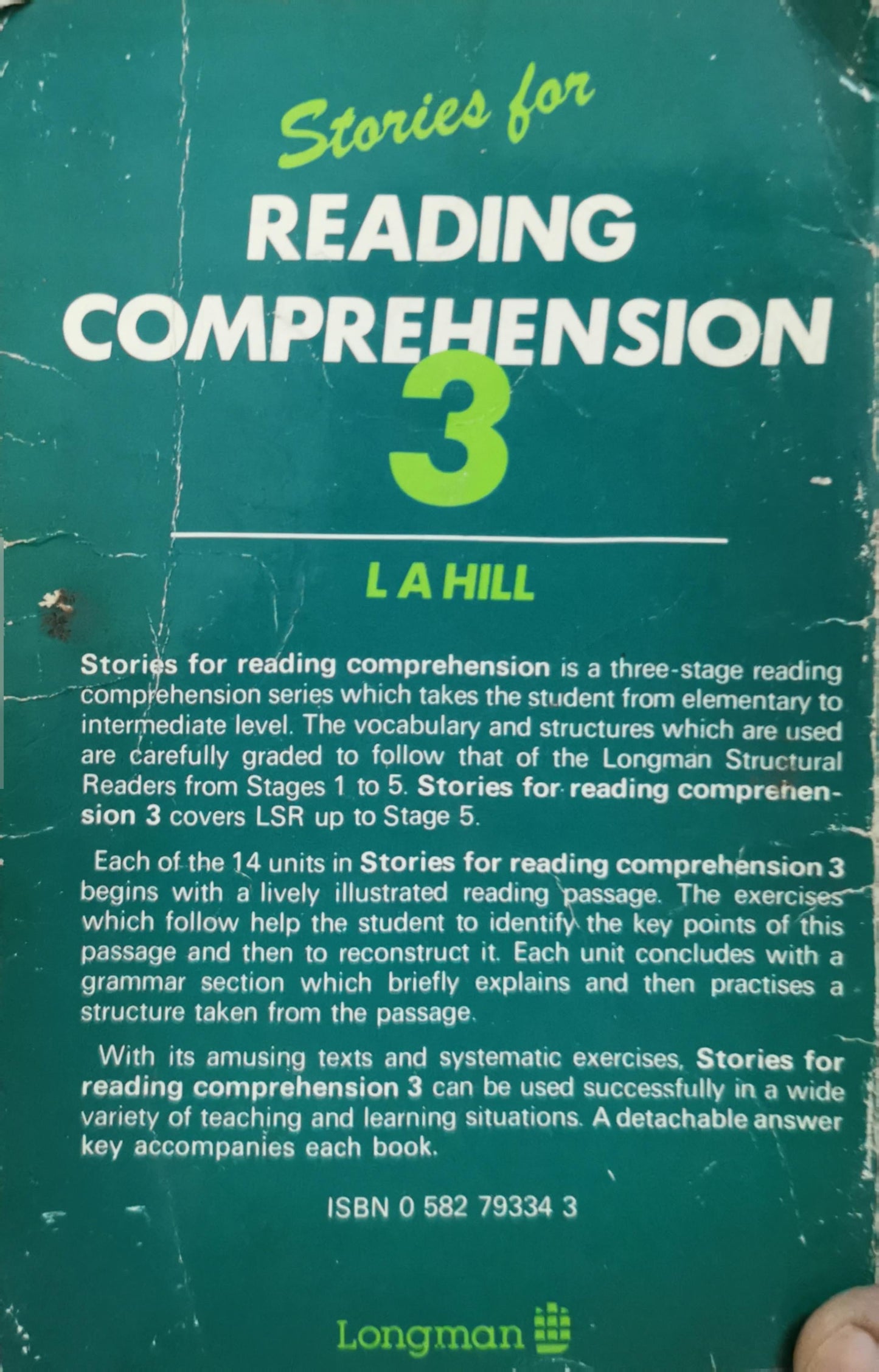 Stories for Reading Comprehension 3 By L. A. Hill
