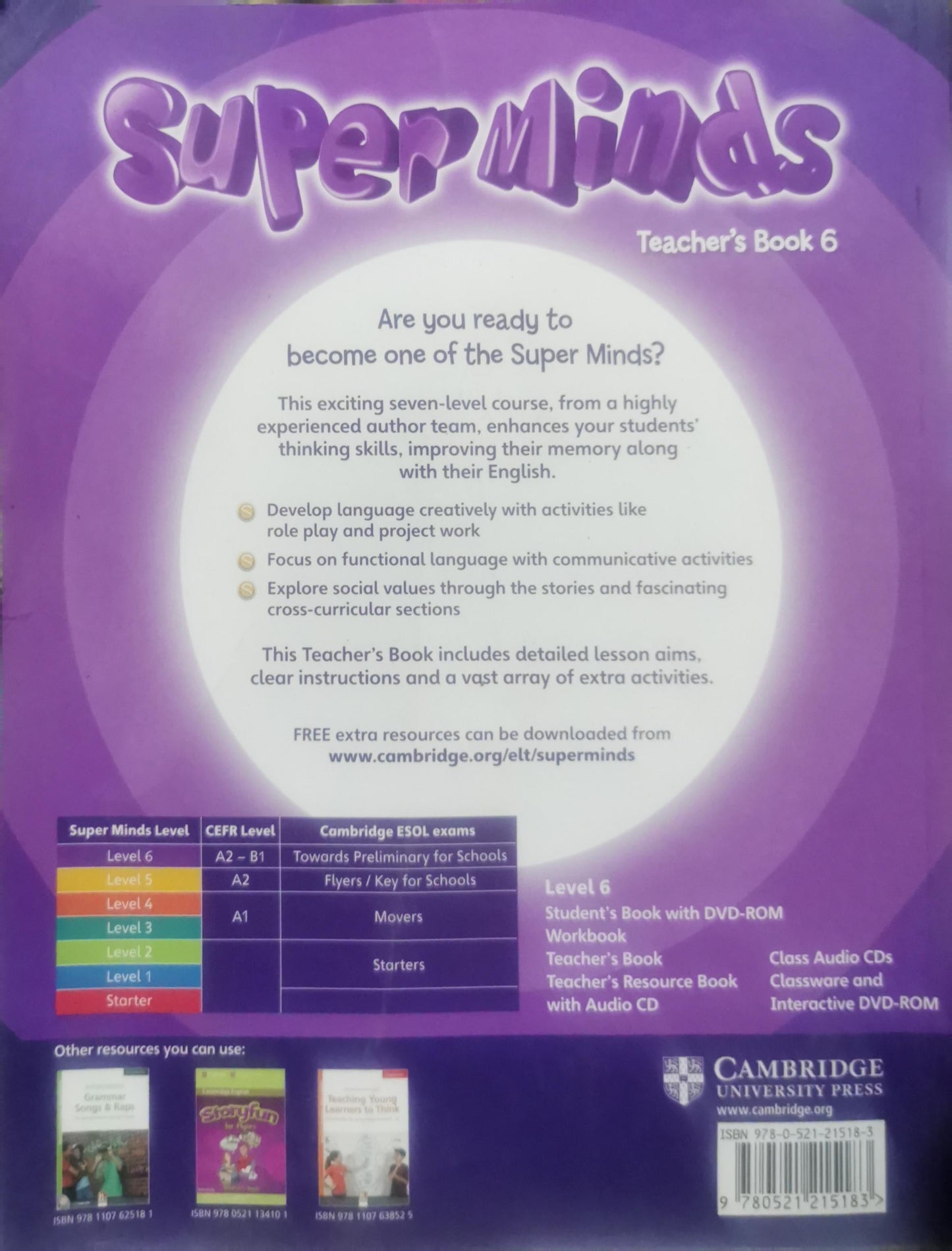 Super Minds: Teacher's Book 6 By Melanie Williams and Herbert Puchta and Günter Gerngross and Peter Lewis-Jones