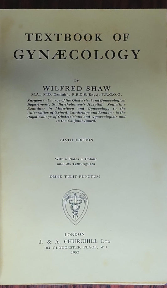 Textbook of Gynaecology