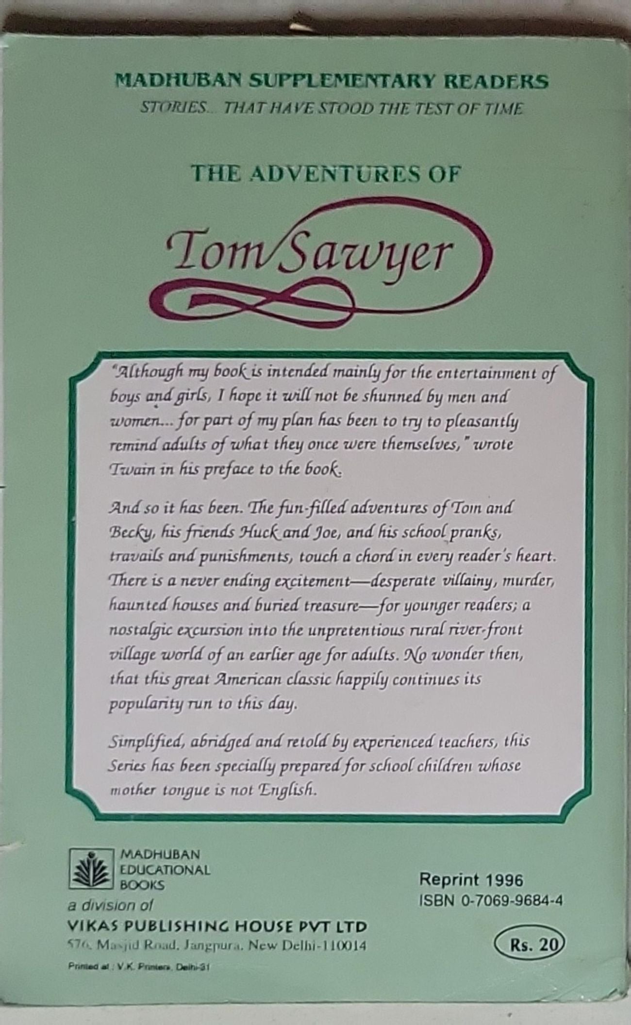 The Adventures of Tom Sawyer