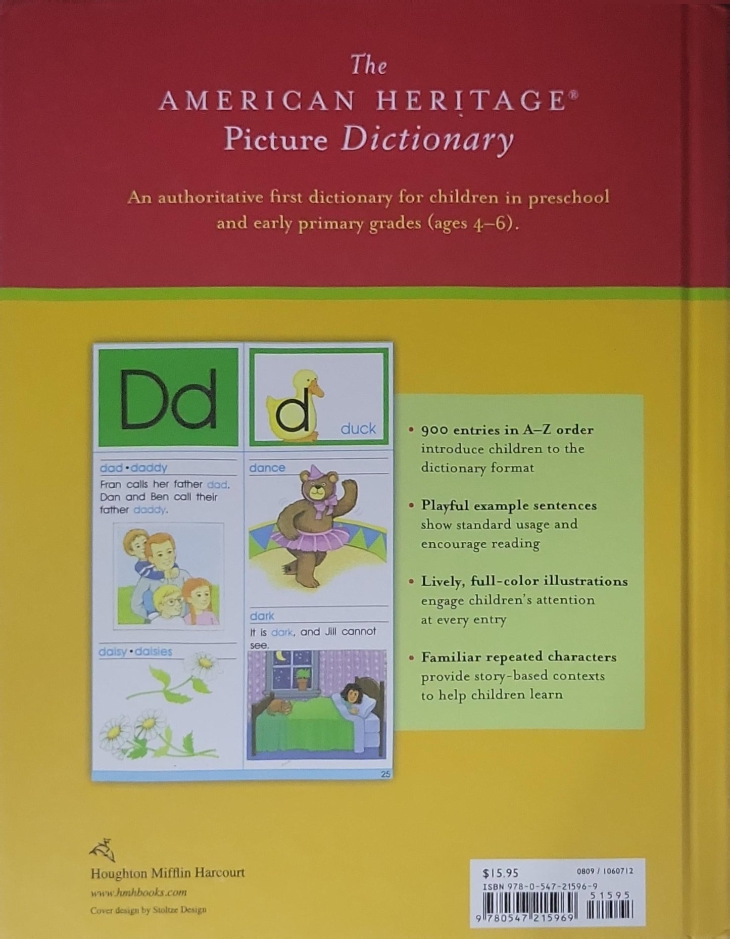 The American Heritage Picture Dictionary: An authoritative first dictionary for children in preschool and early primary grades (ages 4–6)