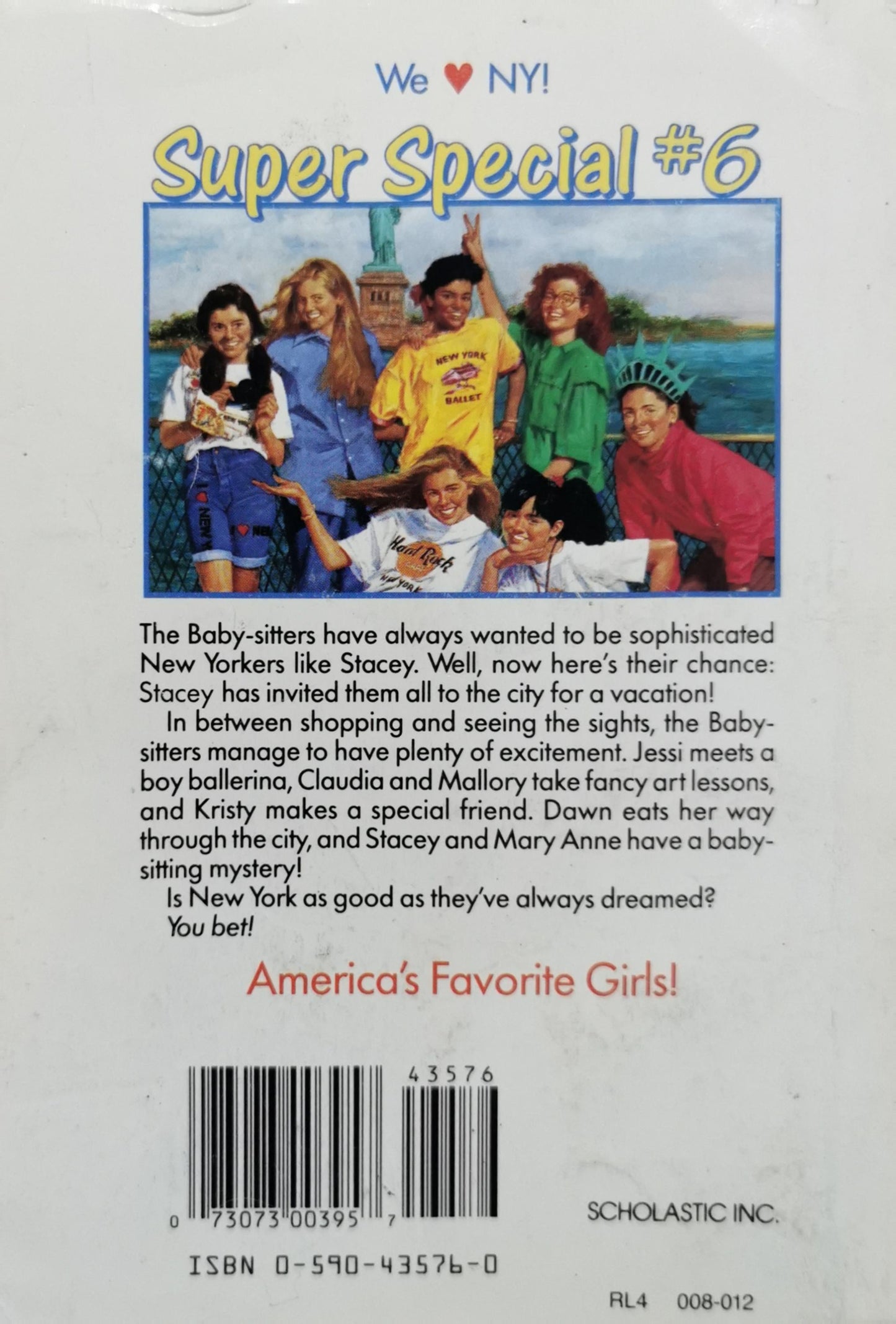 The Baby-Sitters Club: Super Special #6: New York, New York! By Ann M. Martin