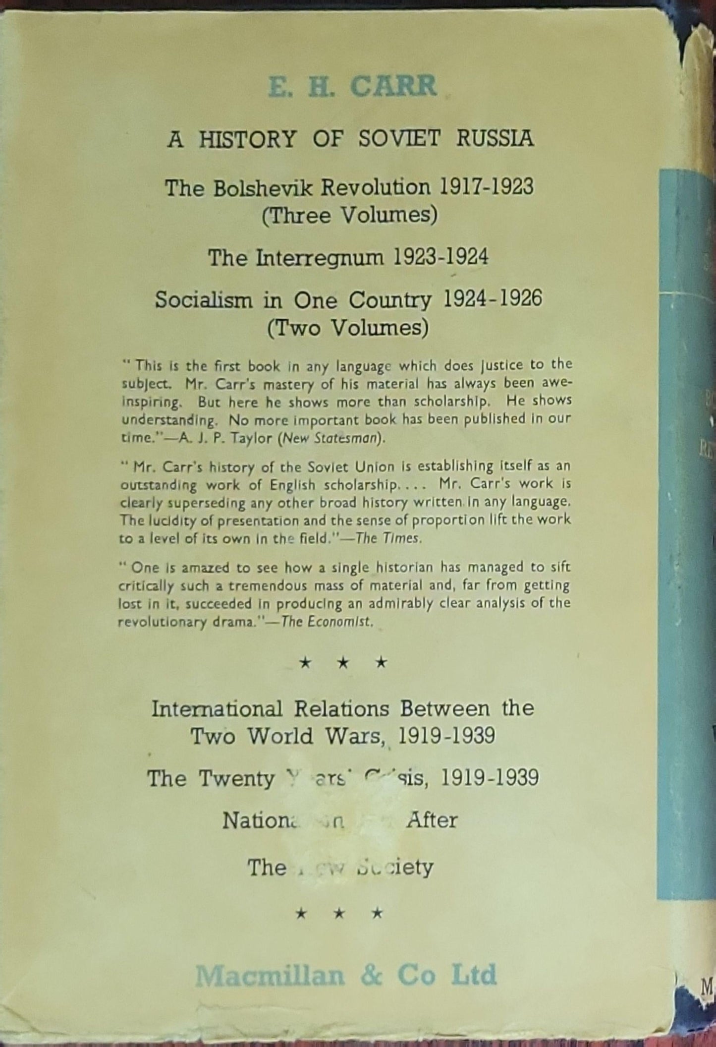 The Bolshevik Revolution 1917-1923: A History of Soviet Russia (Part I)
