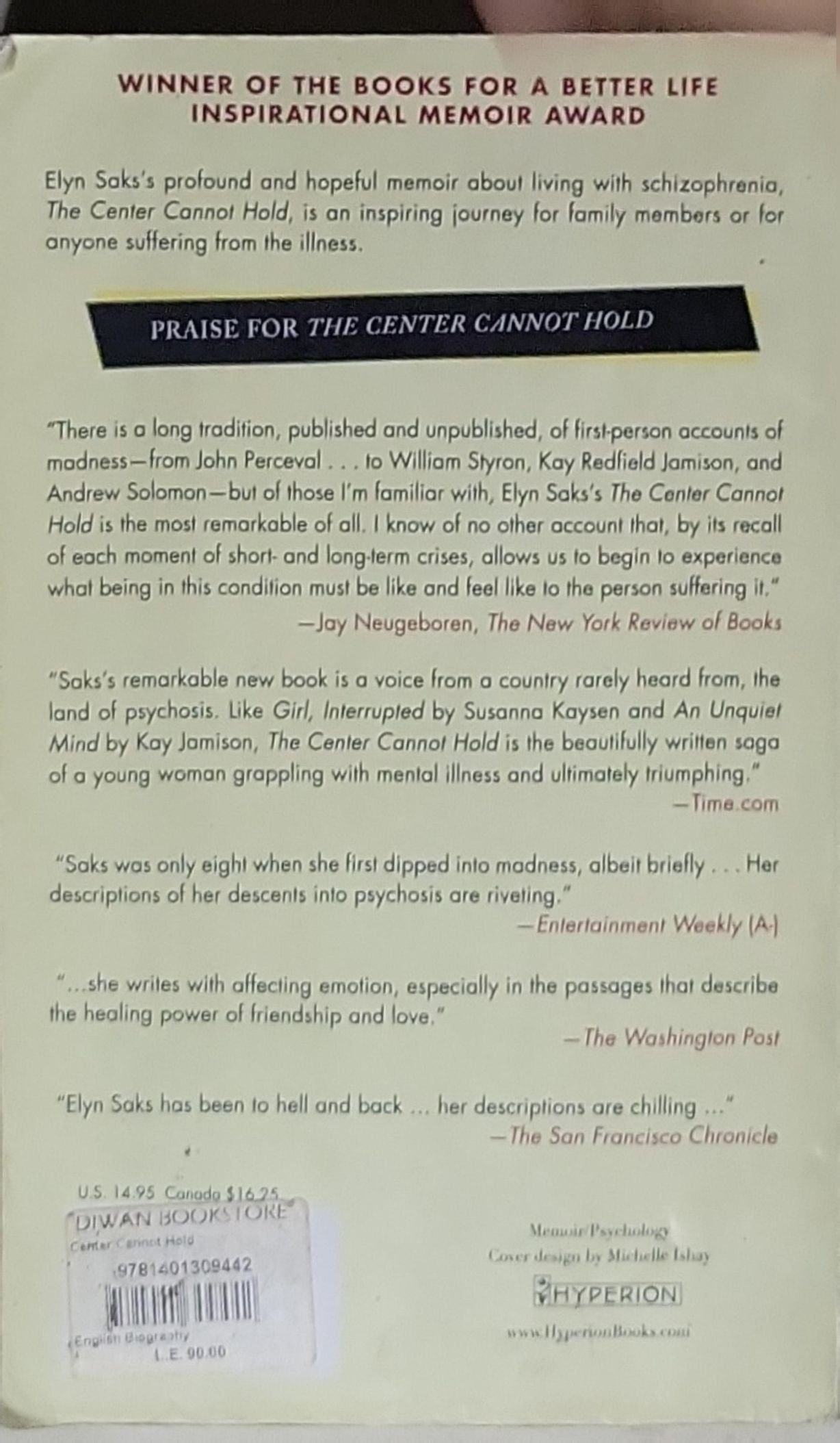 The Center Cannot Hold: My Journey Through Madness