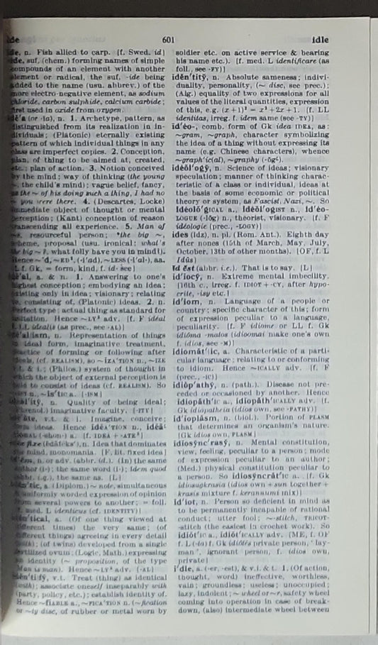 The Concise Oxford Dictionary of Current English