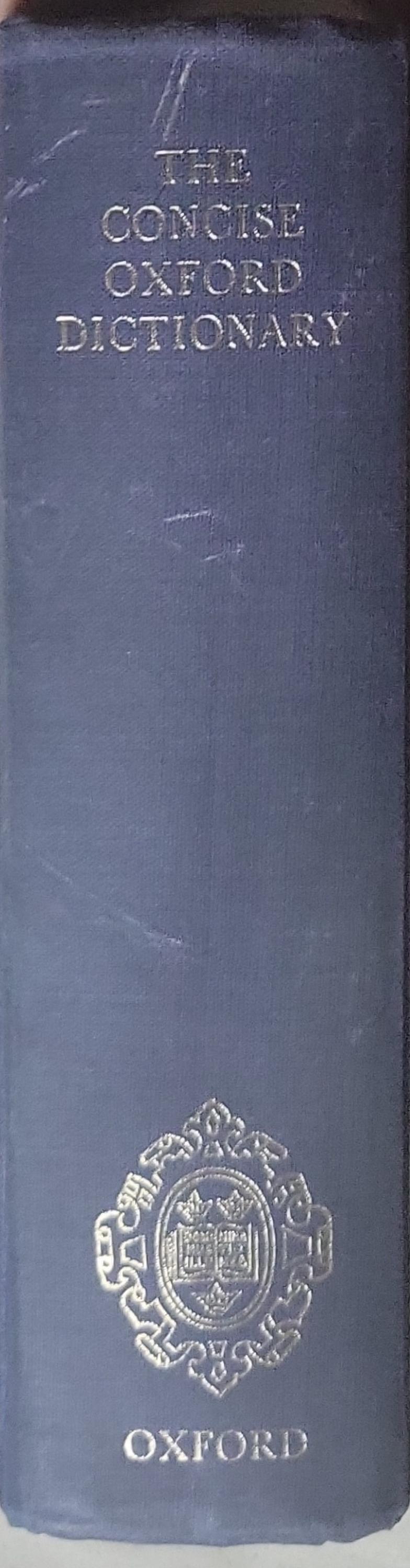 The Concise Oxford Dictionary of Current English