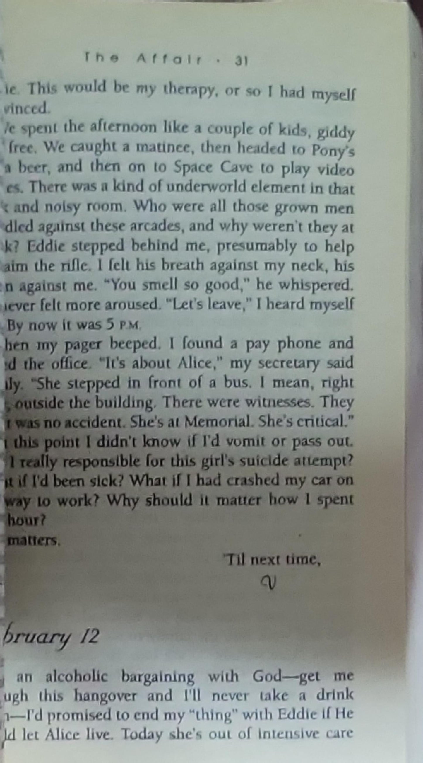 The Diary of V: The Affair