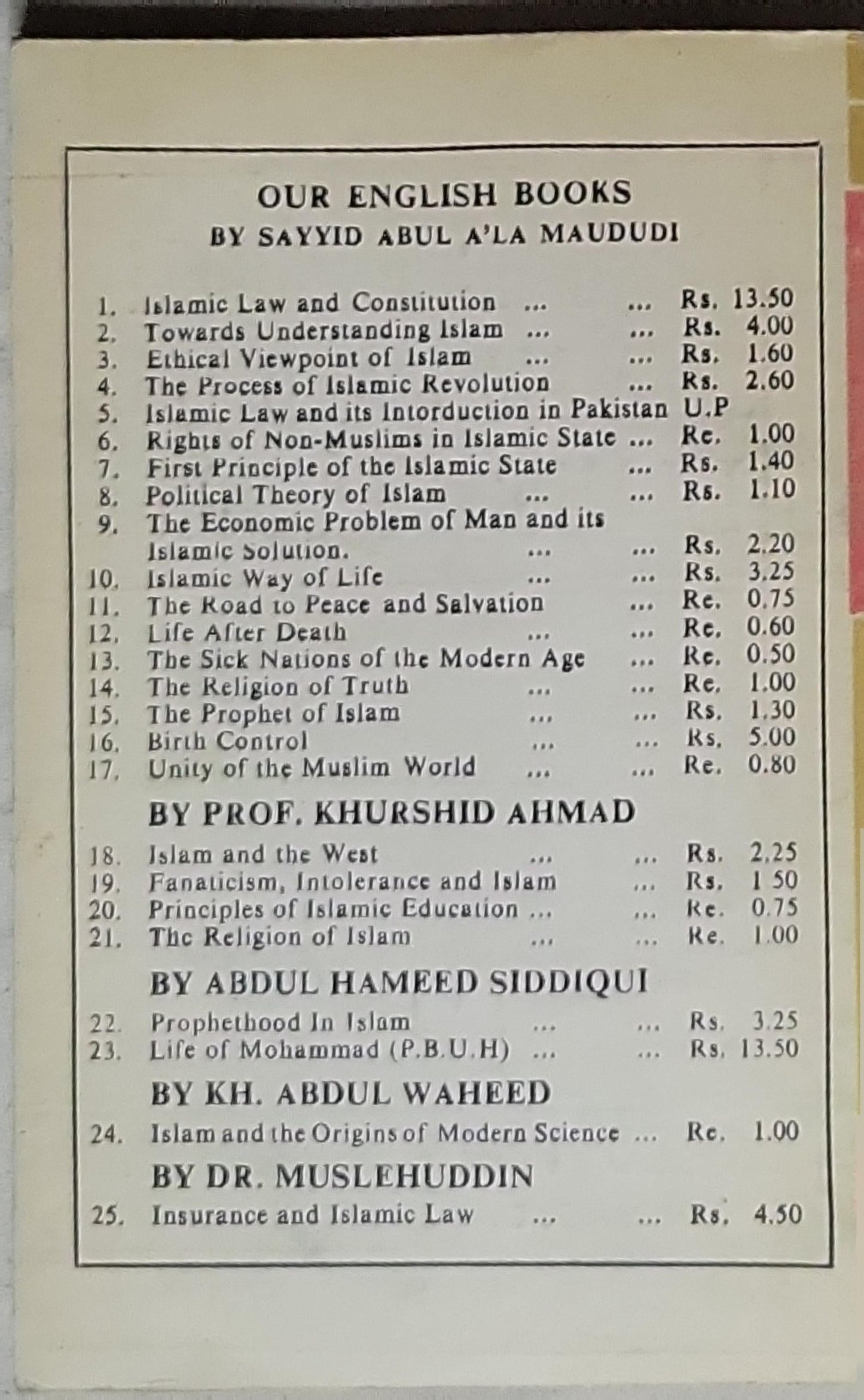 The Economic Problem of Man and Its Islamic Solution