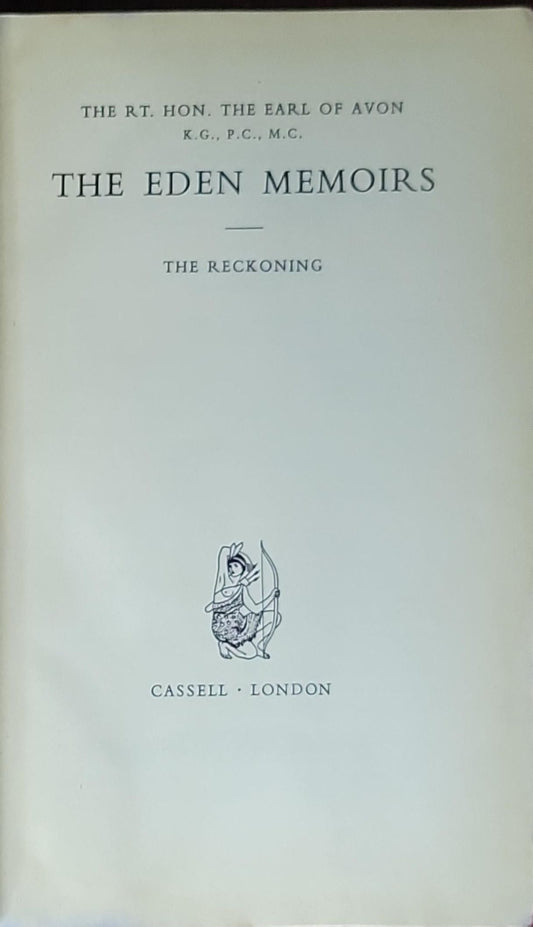 The Eden Memoirs: The Reckoning: The Reckoning (Volume III of The Eden Memoirs)