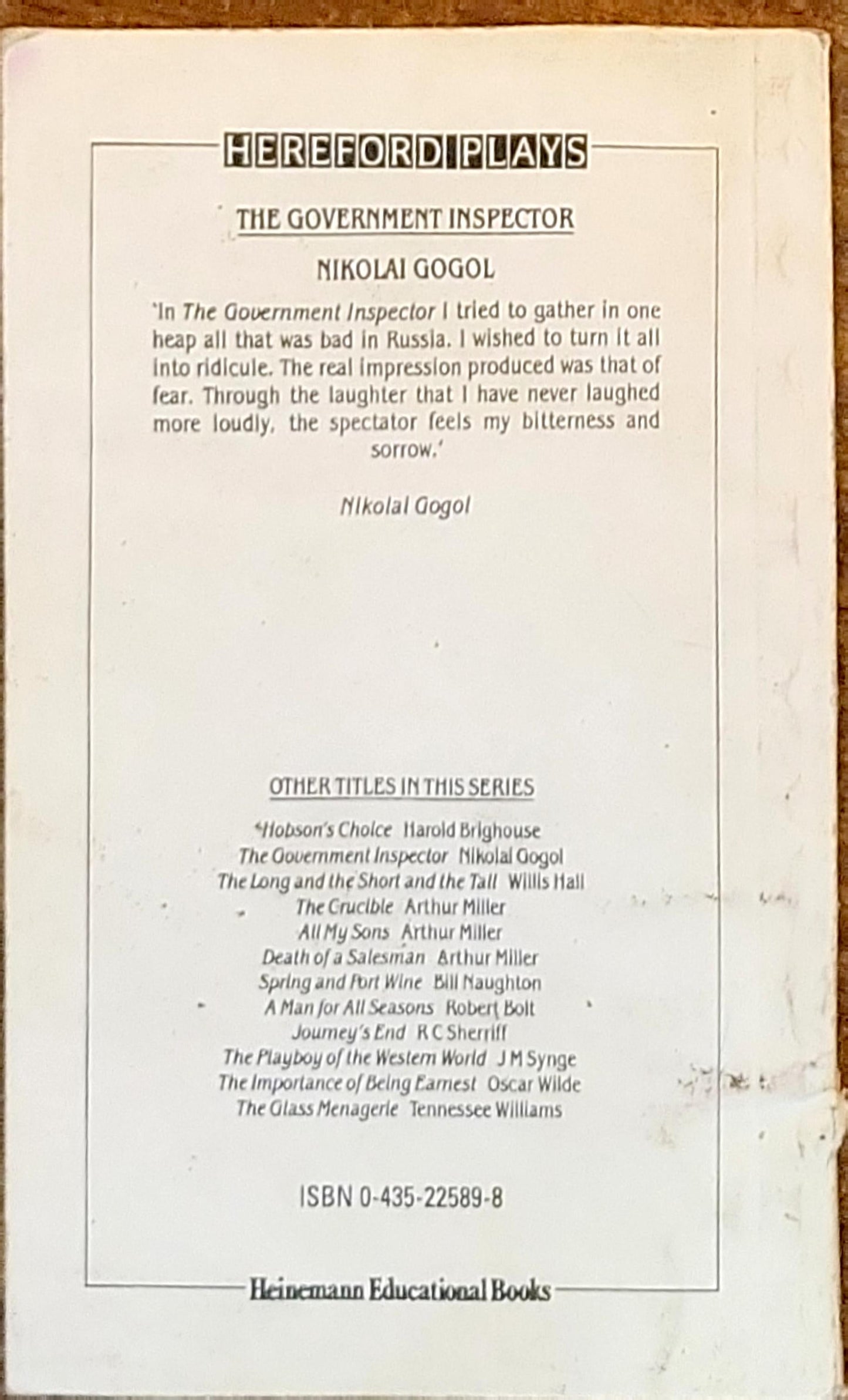 The Government Inspector