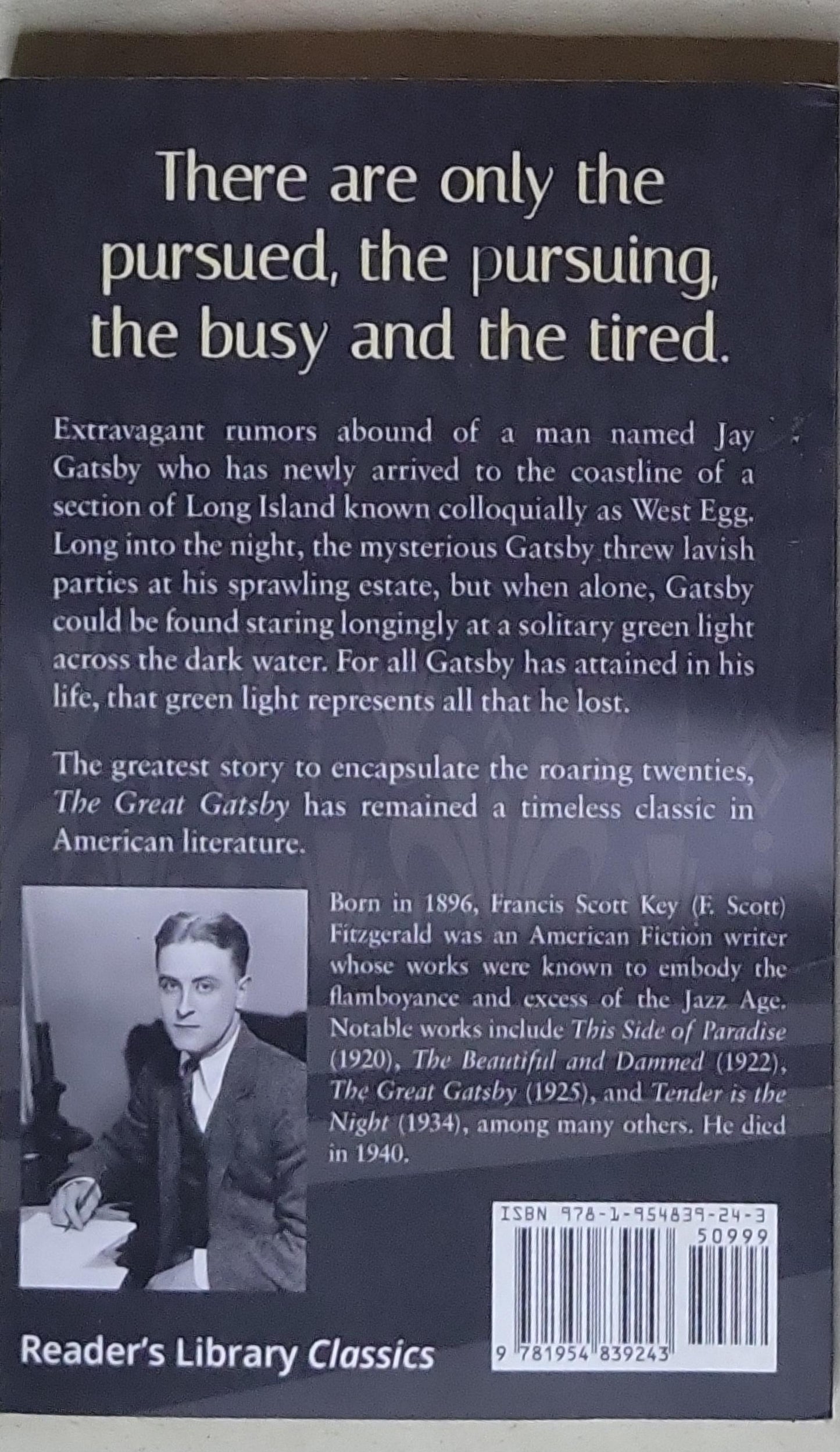 The Great Gatsby: Reader's Library Classics