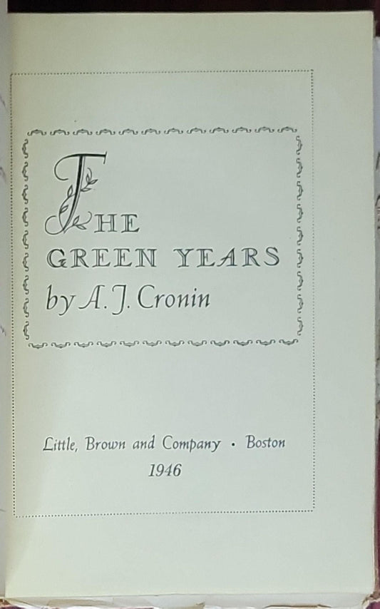 The Green Years
