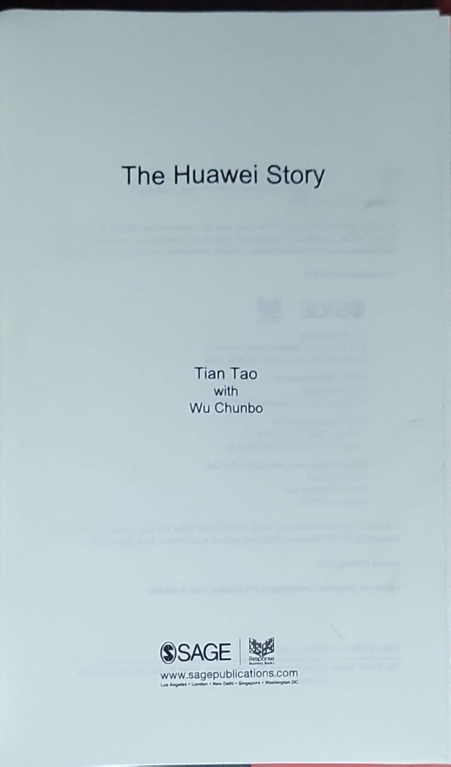 The Huawei Story: (First Edition)