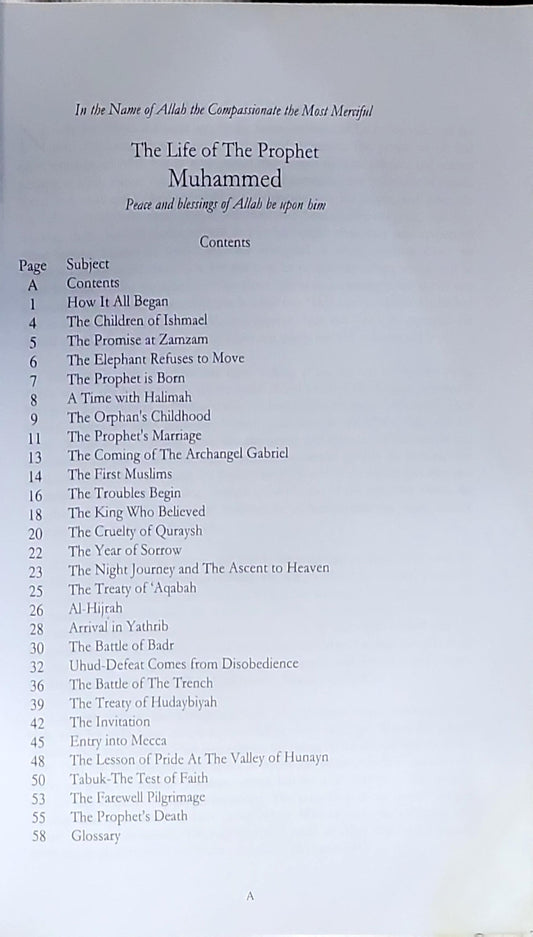 The Life of the Prophet Muhammad