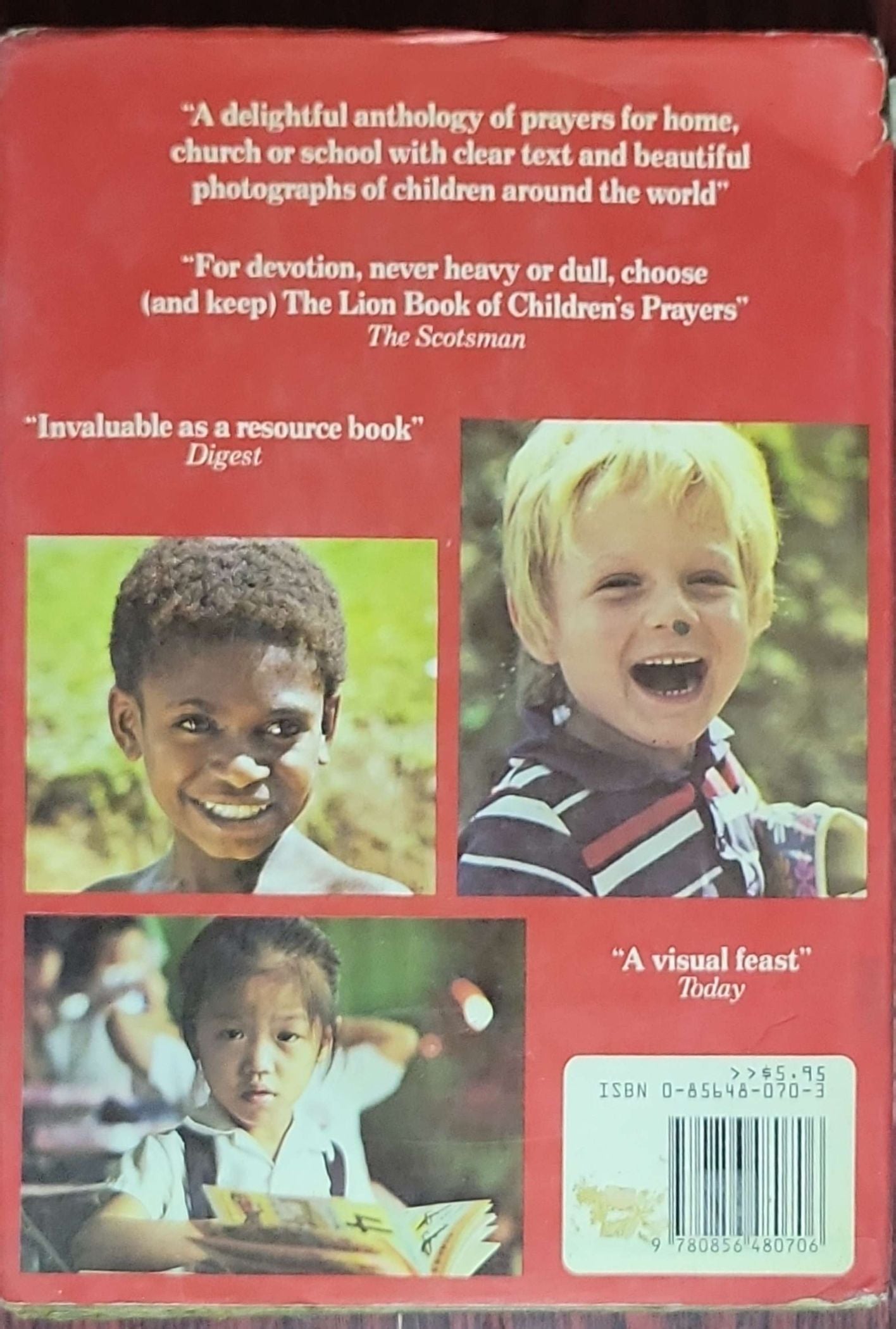 The Lion Book of Children's Prayers: (First edition)