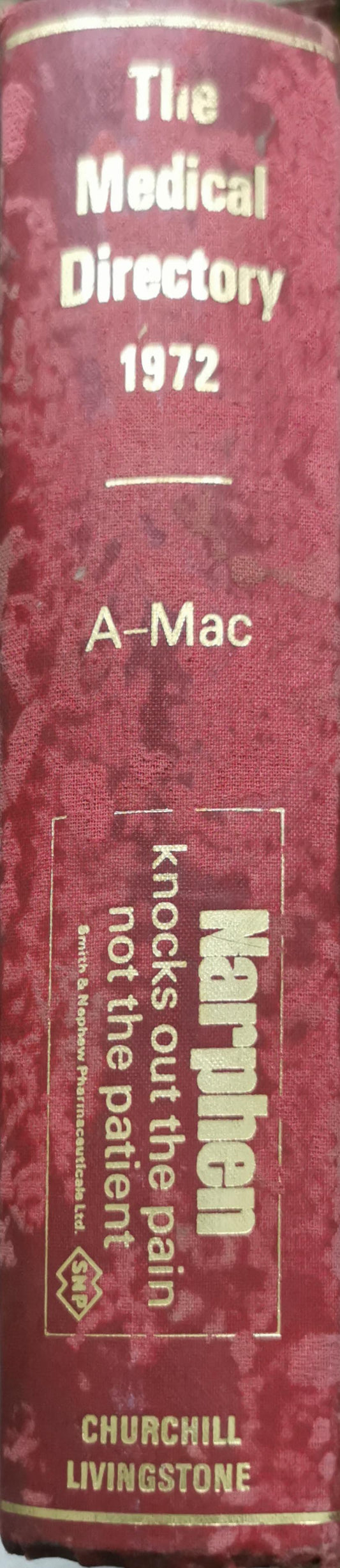 The Medical Directory: 1972 By A-Mac