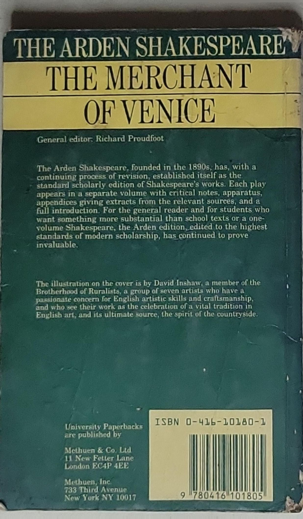 The Merchant of Venice: The Arden Shakespeare, Third Series edition