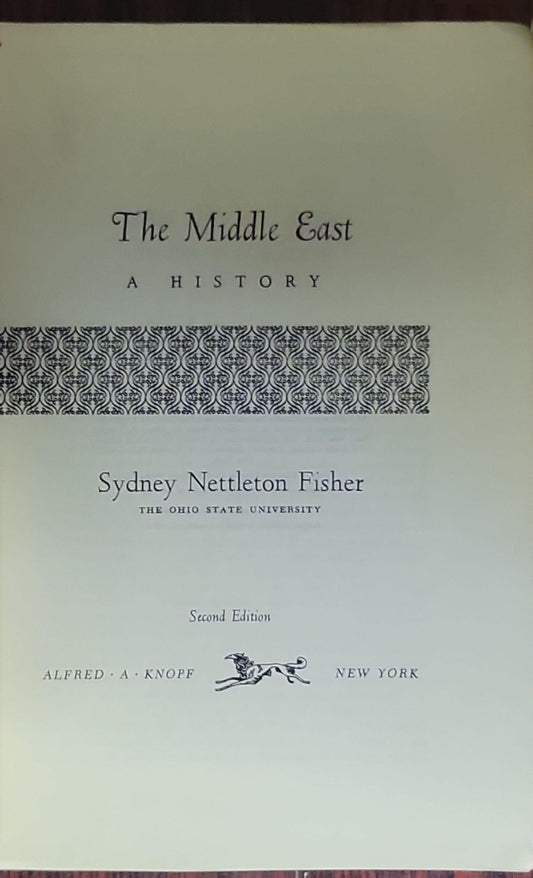 The Middle East: A History