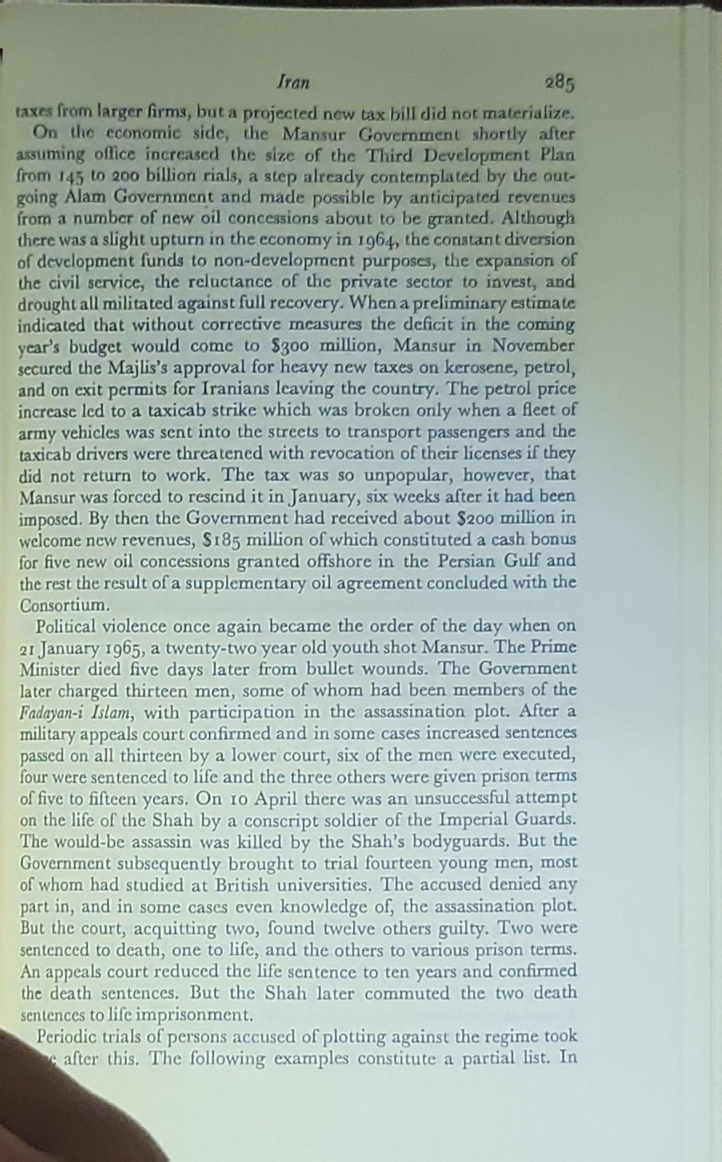The Middle East: A Political and Economic Survey