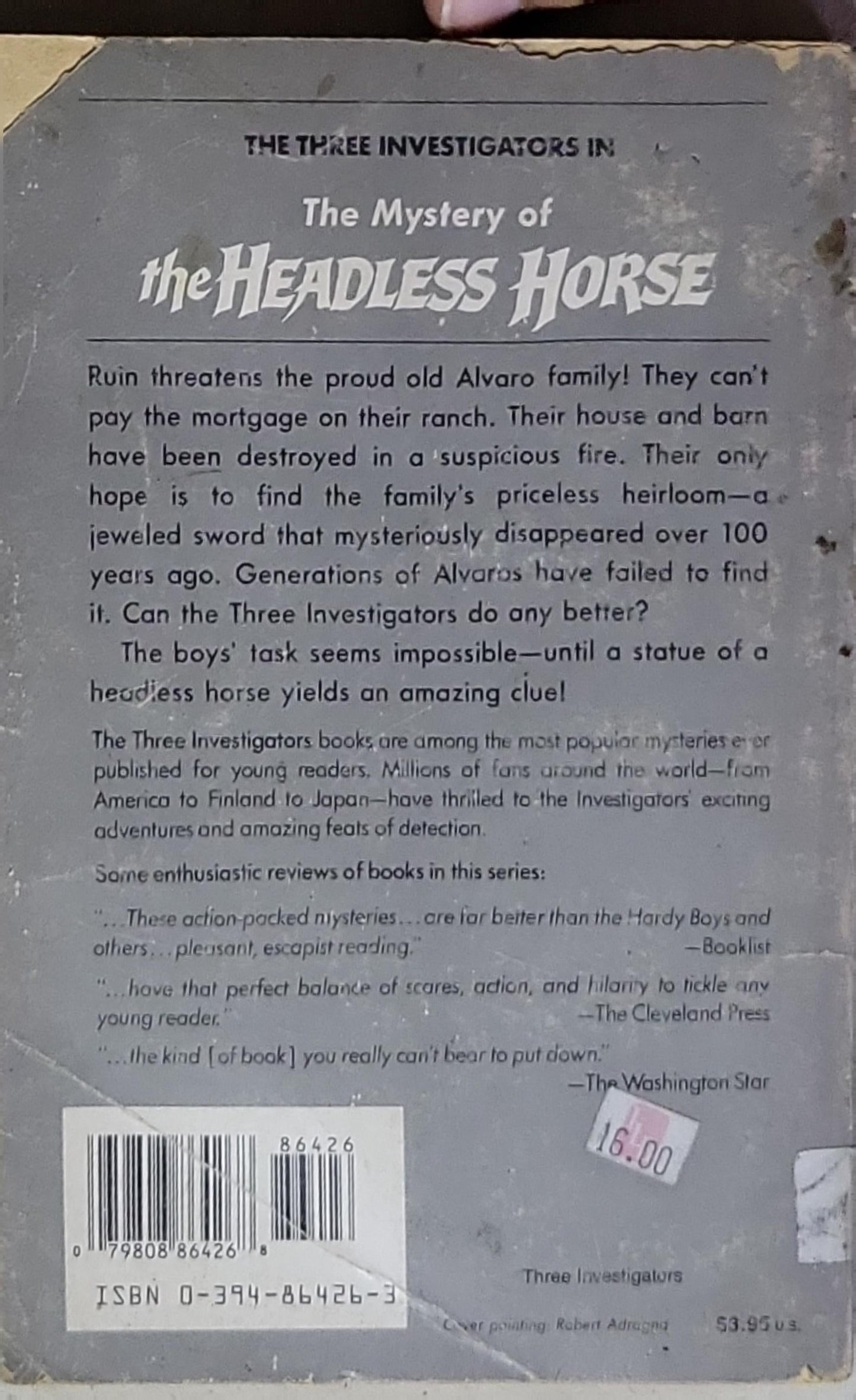 The Mystery of the Headless Horse: The Three Investigators in: The Mystery of the Headless Horse