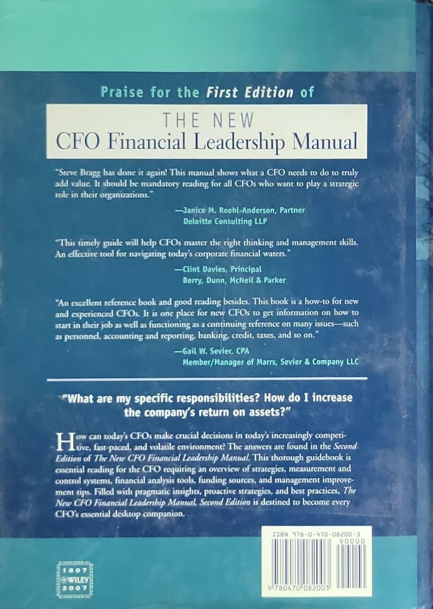 The New CFO Financial Leadership Manual