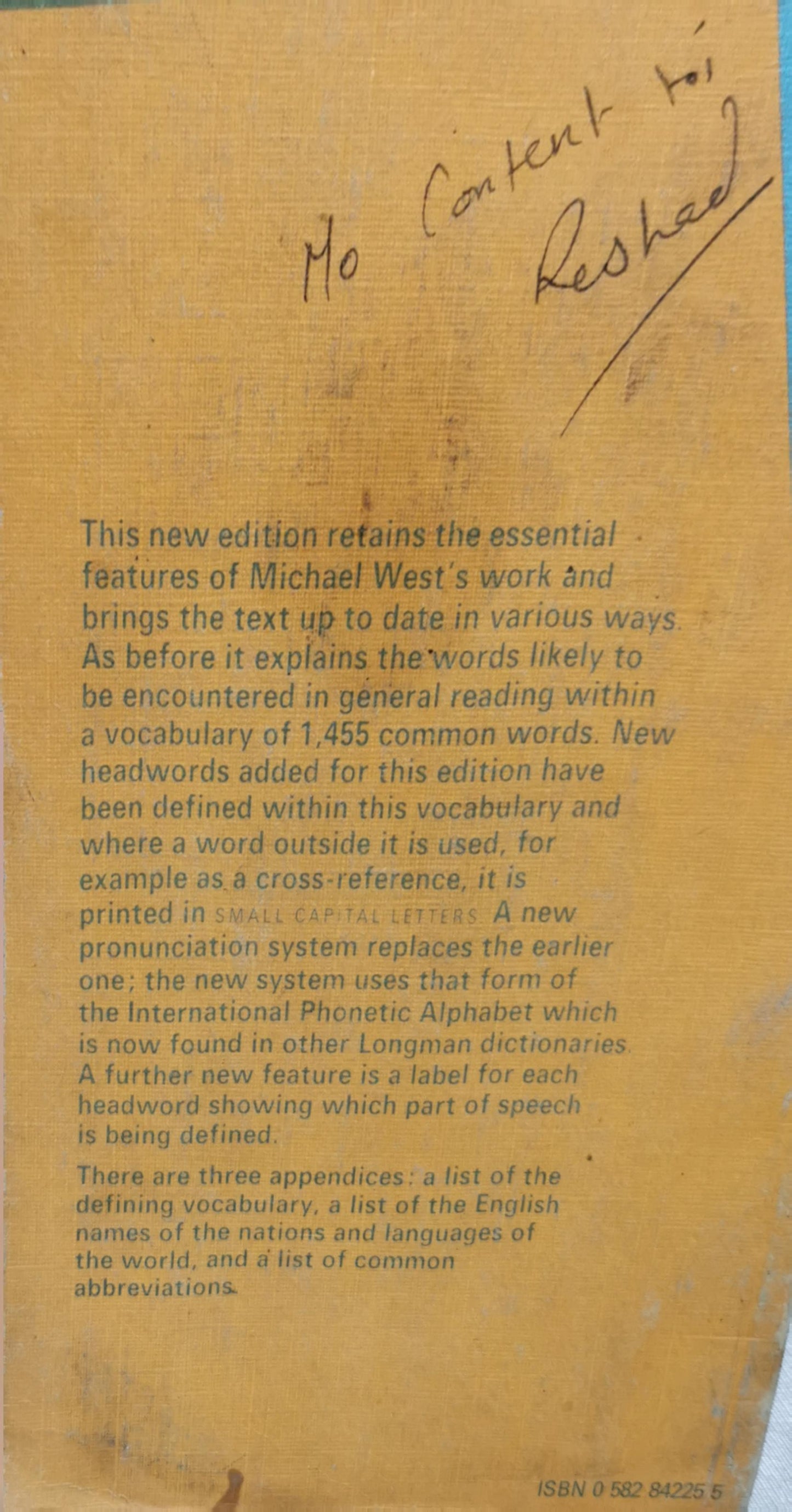 The New Method English Dictionary By Michael West and James Gareth Endicott