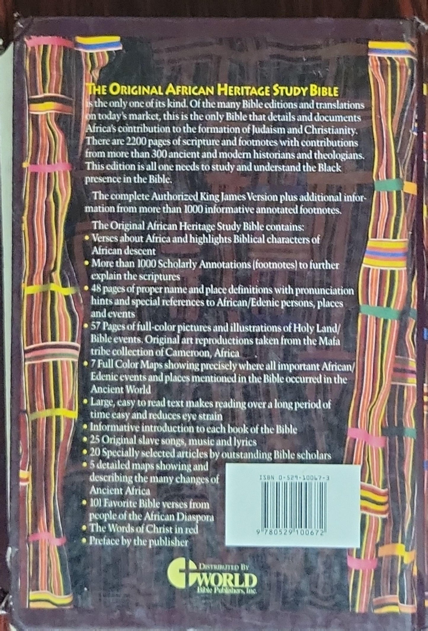 The Original African Heritage Study Bible