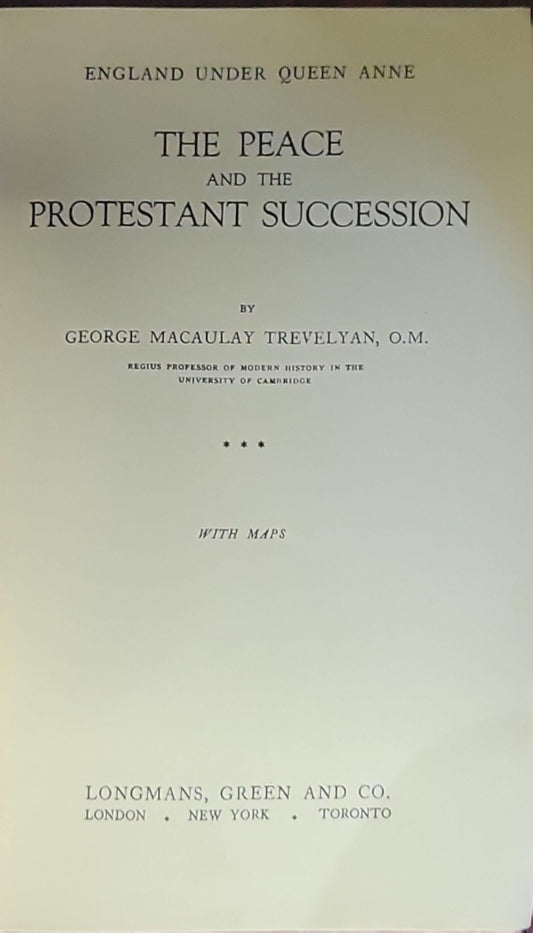 The Peace and the Protestant Succession