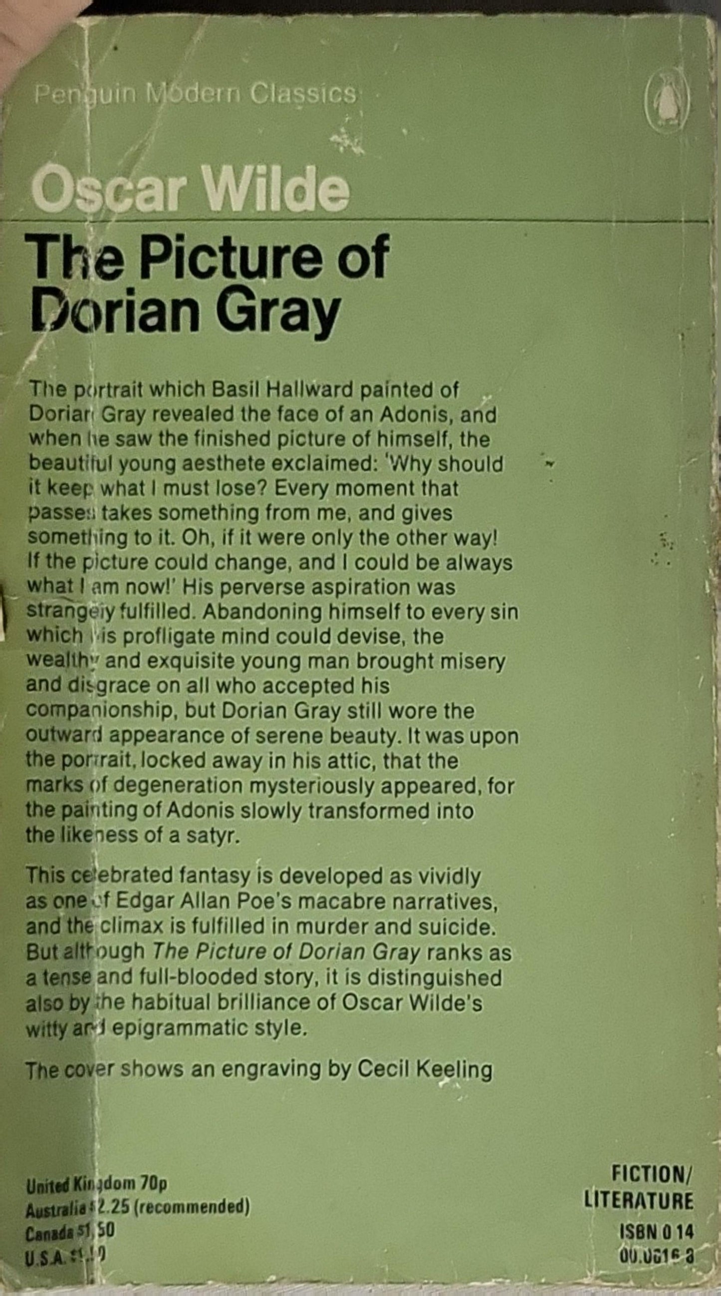 The Picture of Dorian Gray By Oscar Wilde