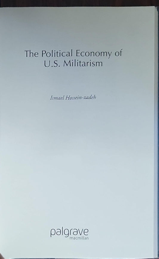 The Political Economy of U.S. Militarism